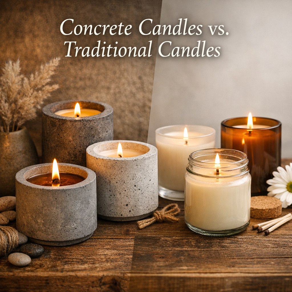 Why Concrete Candles Are the Modern Alternative to Traditional Candles
