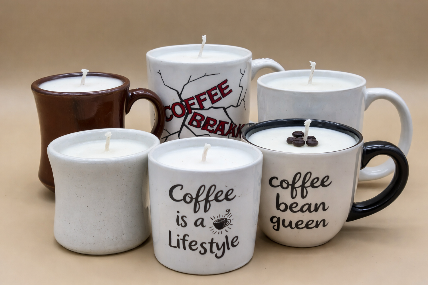 Coffee Collection | Coffee-Themed Mug Candles