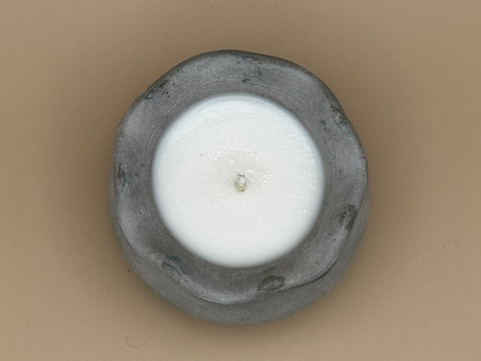 Northern Lights Concrete Candle