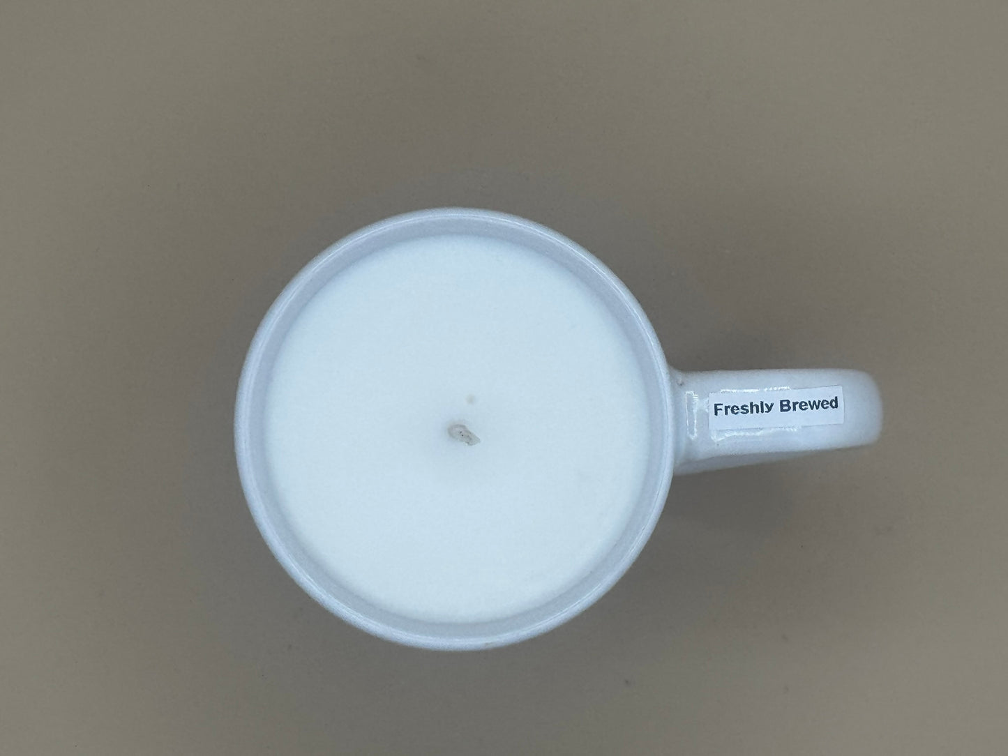 Classic Character Mug Candle | Freshly Brewed Scent | Handmade Upcycled Coffee Candle