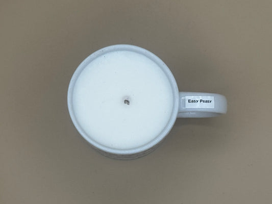 Get Well Soon Mug Candle – Easy Peasy | Fresh Lemon Soy Candle | Cheerful Gift Idea