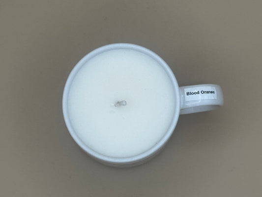 Hang in There Mug Candle – Blood Orange | Bright Citrus Soy Candle | Encouragement Gift