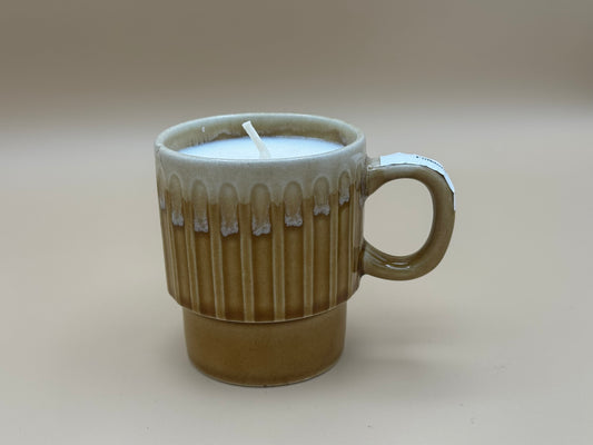 Folklore Mug Candle – Warm Sandalwood | Earthy Soy Candle | Cozy Cabin Scent