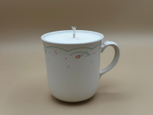 Botanical Zen Mug Candle | Floral Spa Scented Handmade Candle