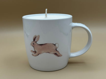 Bunny “Hip Hop” Mug Candle – Blood Orange Scent
