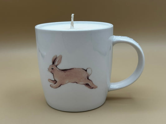 Bunny “Hip Hop” Mug Candle – Blood Orange Scent