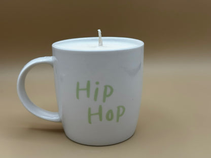 Bunny “Hip Hop” Mug Candle – Blood Orange Scent