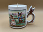 Vintage Bunny Handle Mug Candle | Bright Citrus Blood Orange | Easter Collection