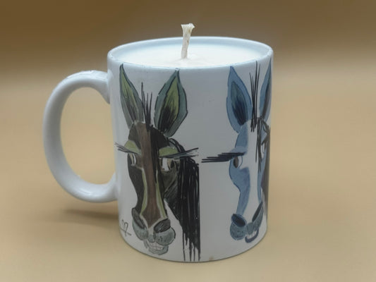 Horse Faces Mug Candle – Vanilla Orchid